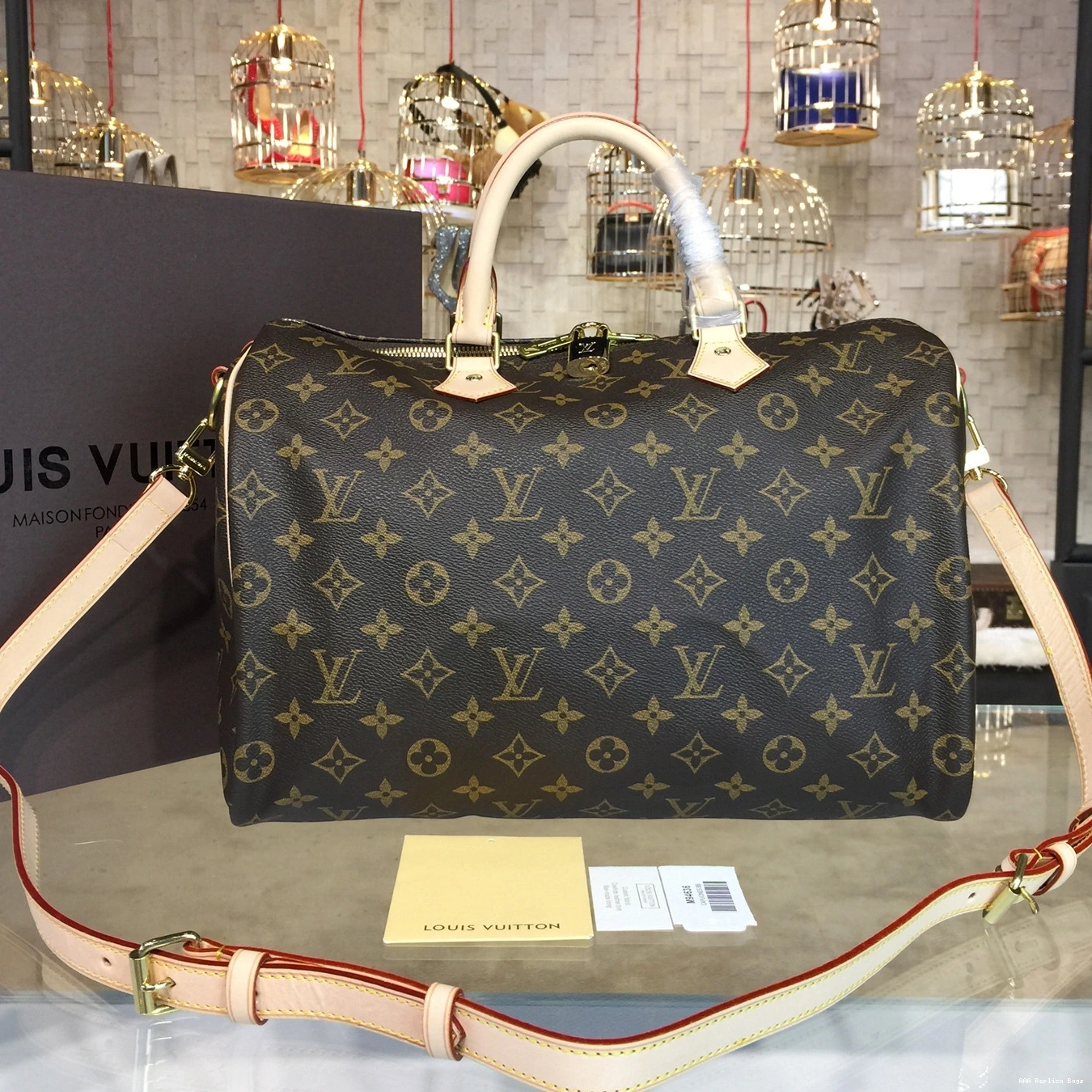 Aaa replica ru LOUIS 35 SPEEDY BANDOULIERE VUITTON 0816